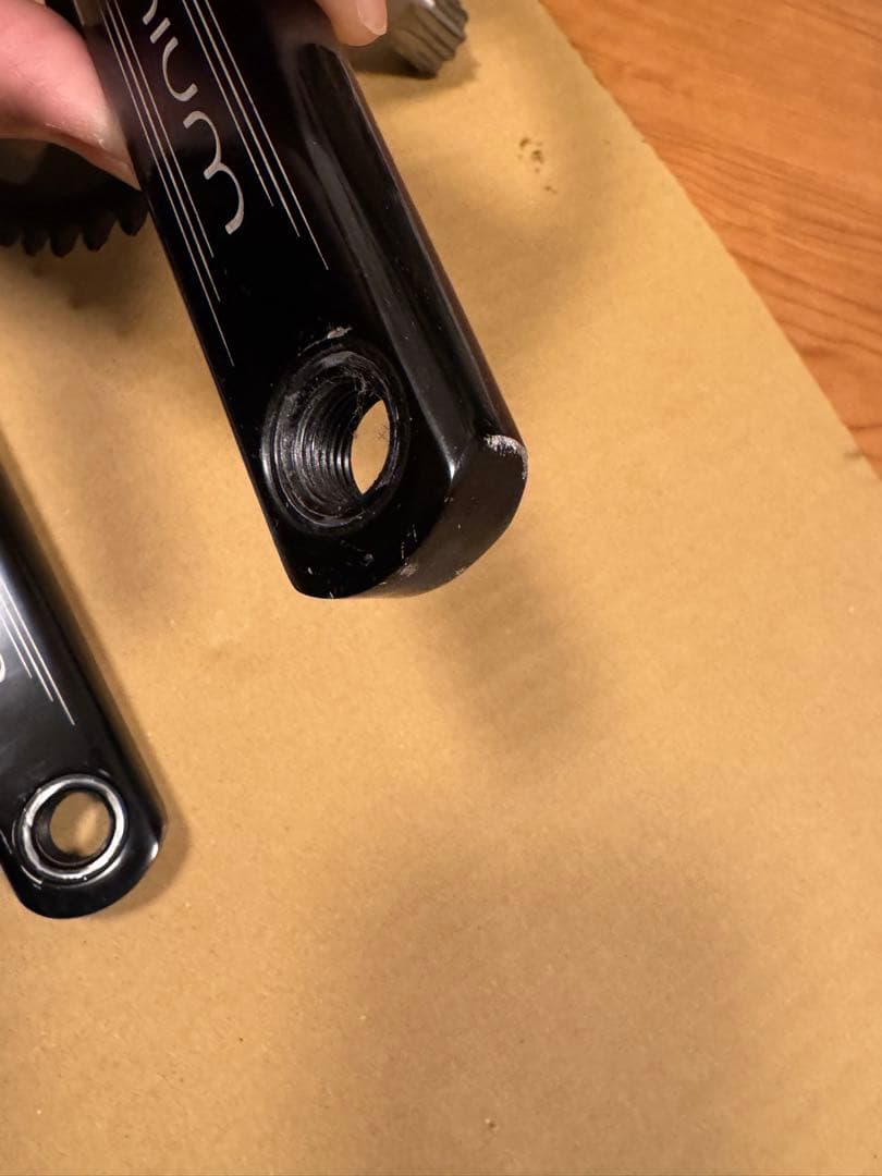 SRAM Omnium クランクアーム 48T ブラック　170mm BB付き