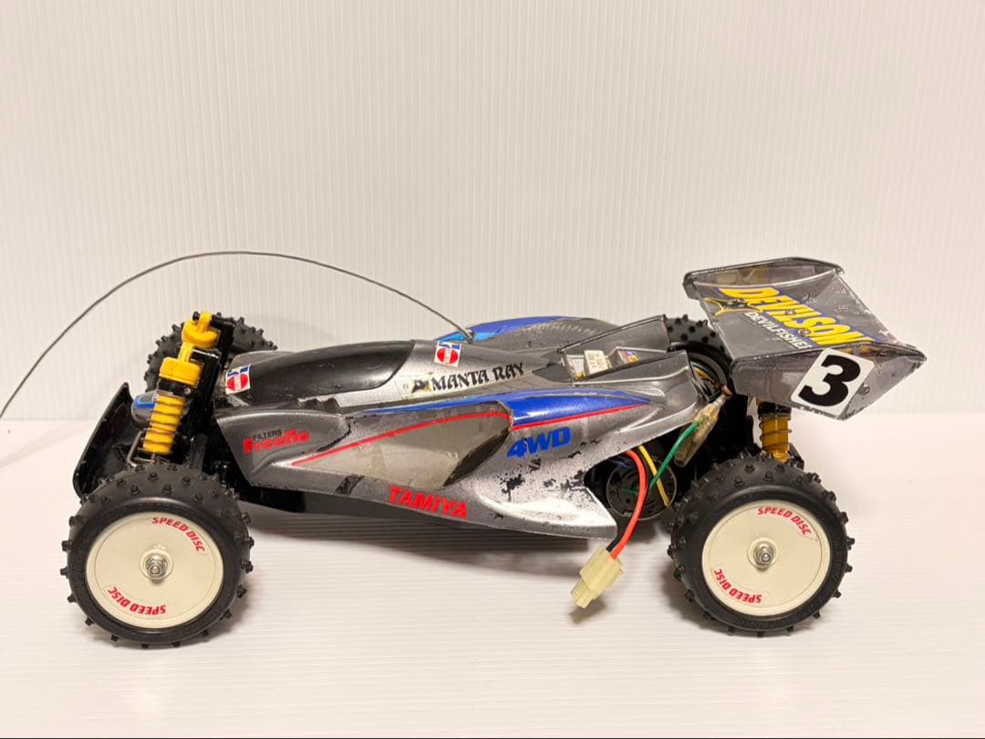 【当時物 ジャンク】マンタレイ ラジコンRCカー タミヤ プロポ 箱付
