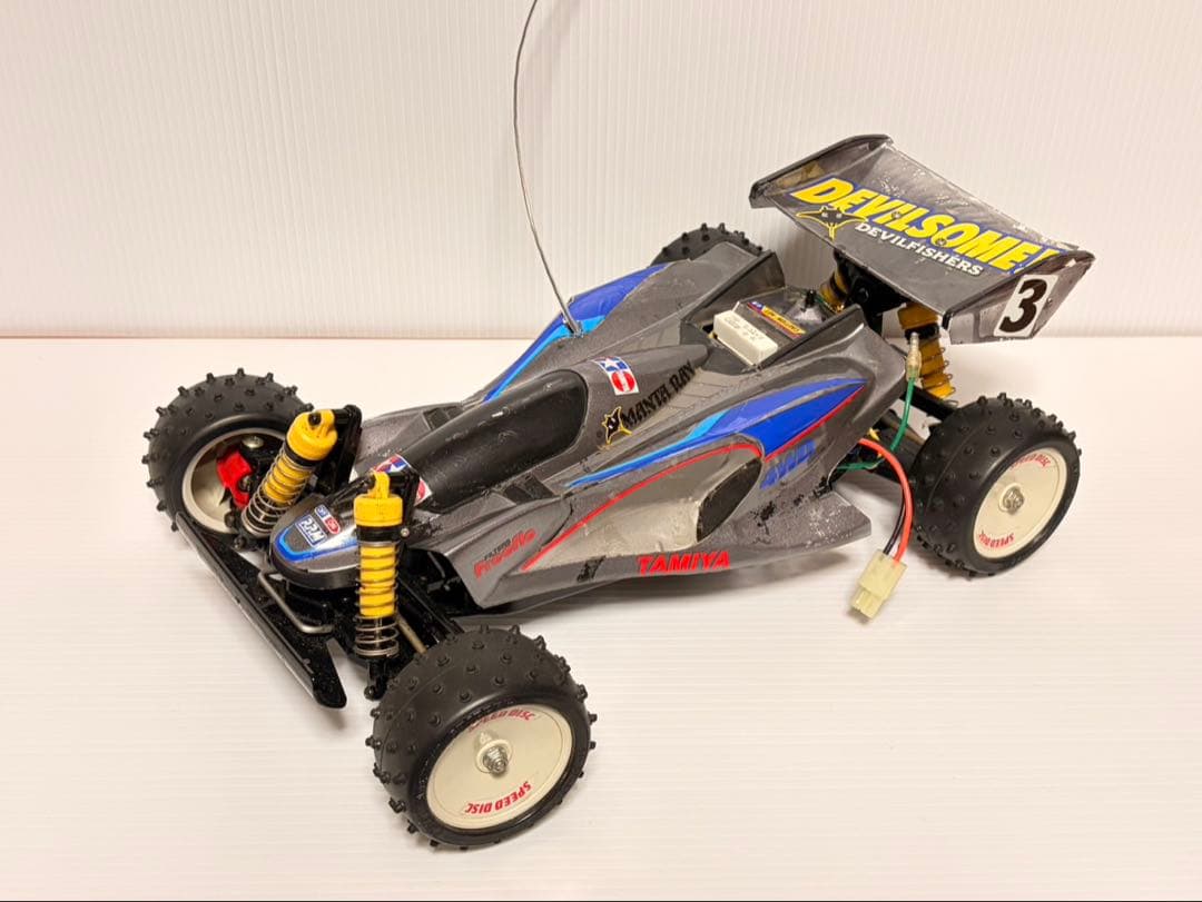 【当時物 ジャンク】マンタレイ ラジコンRCカー タミヤ プロポ 箱付