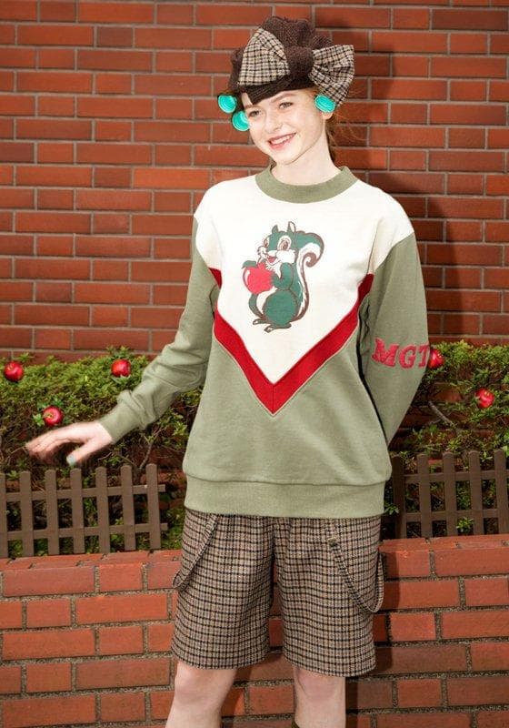 MILK ミルク 探偵風 ケープ マント コート パンツ チェック柄セットアップ