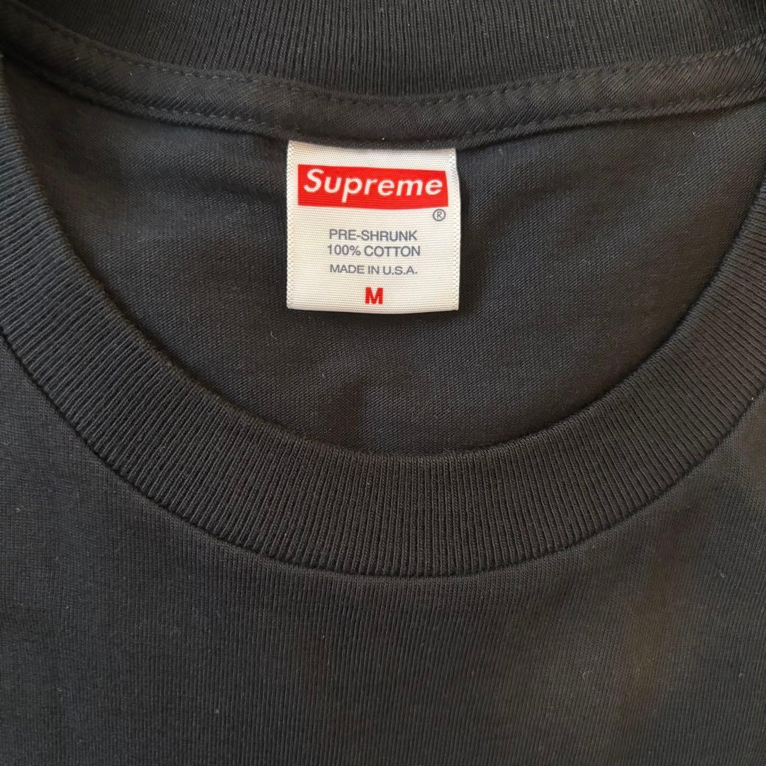 20FW Supreme Box Logo L/S Tee 黒M美品 キムタク