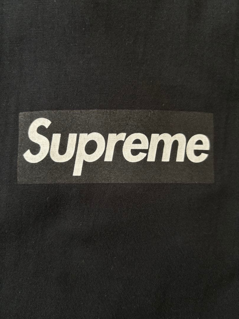 20FW Supreme Box Logo L/S Tee 黒M美品 キムタク