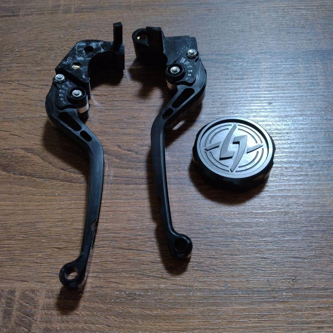 Z900RSレバーUーKANAYAビレットレバーブレーキマスターとキャップ