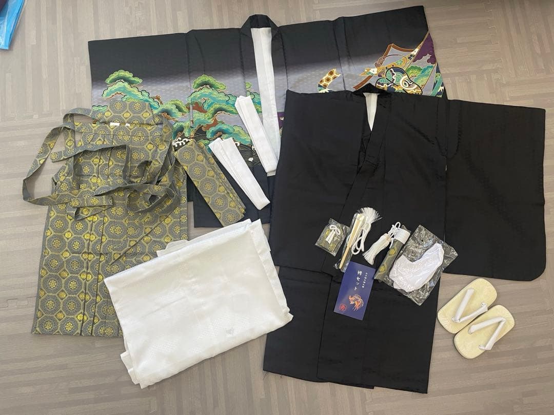 七五三　五歳　七歳　袴　双子　男の子　女の子　お正月　卒業式　卒園式　セット