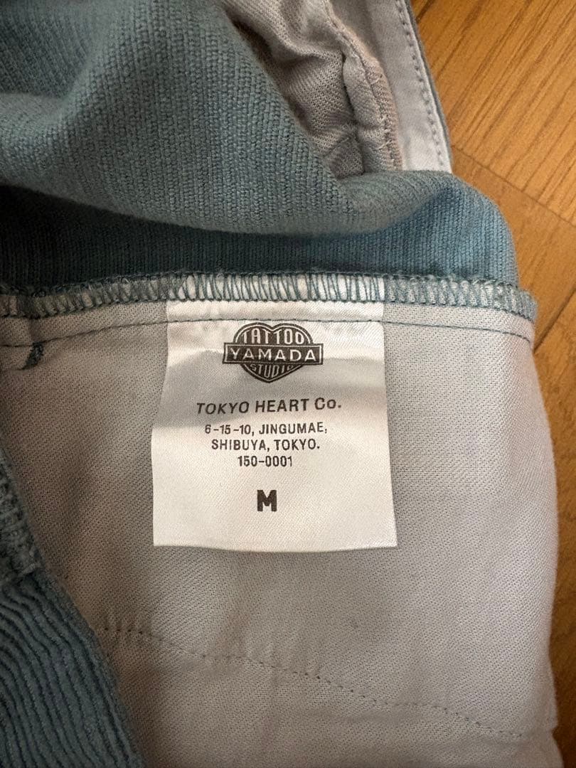 完売品　タトゥースタジオヤマダ　コーデュロイパンツ　ライトブルー