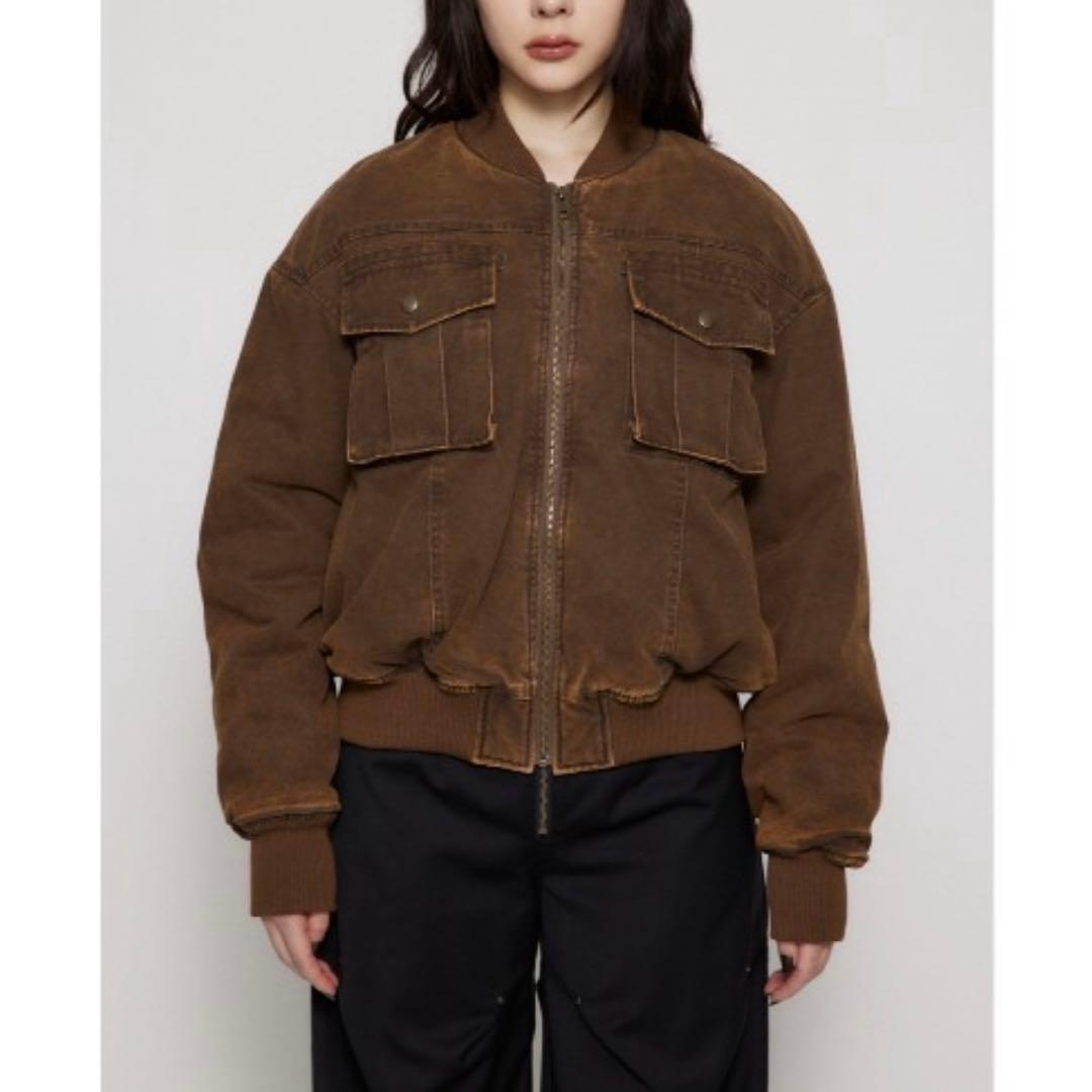 【LAGUA GEM】 COTTON POCKET ブルゾン