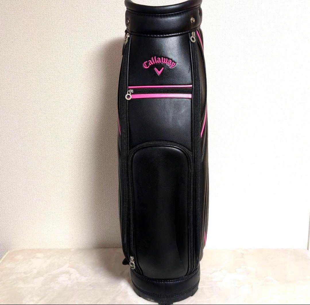 dn1 Callaway GOLF BAG オールレザー 黒