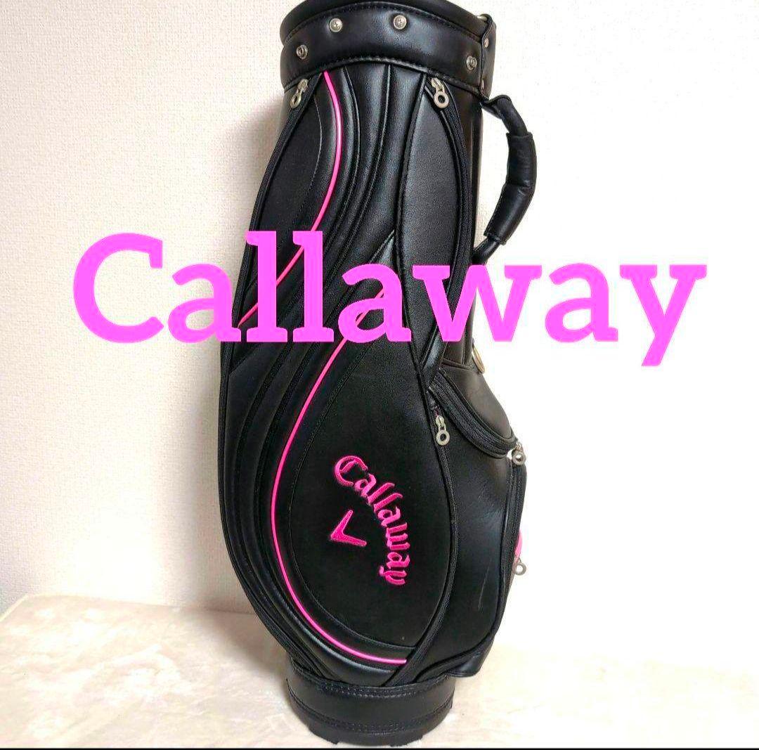 dn1 Callaway GOLF BAG オールレザー 黒