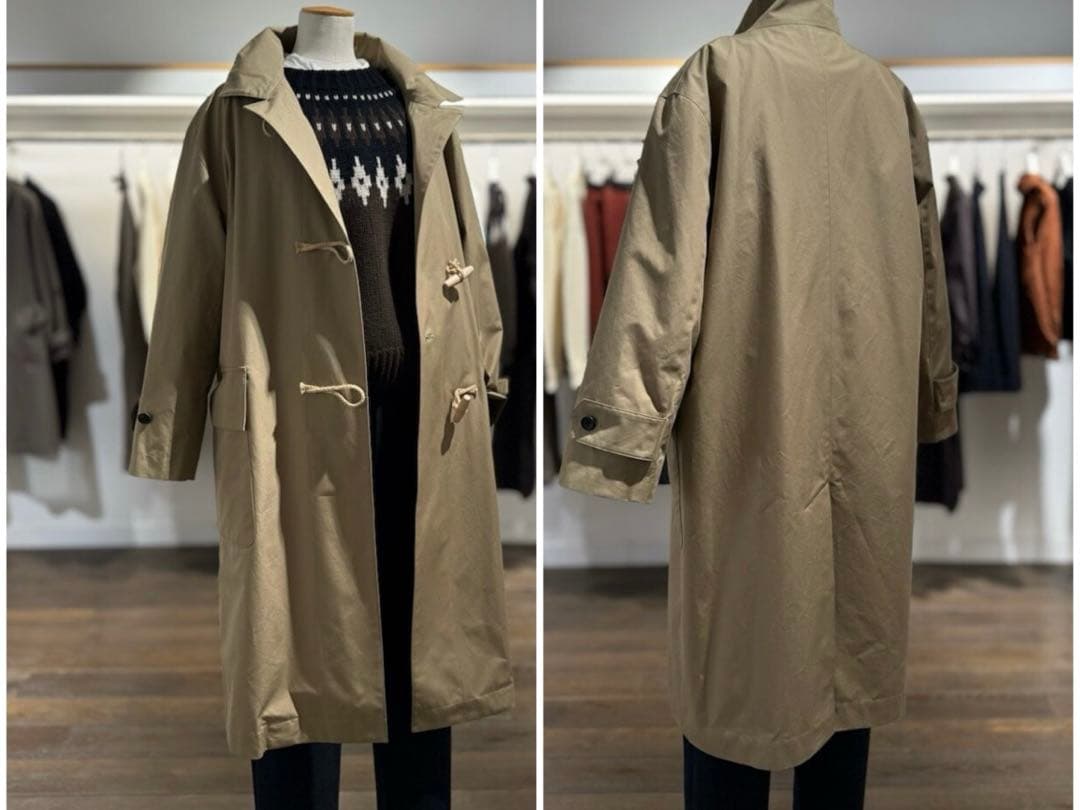 美品2025マーガレットハウエル コート コットン撥水 ウールライナー付 13万