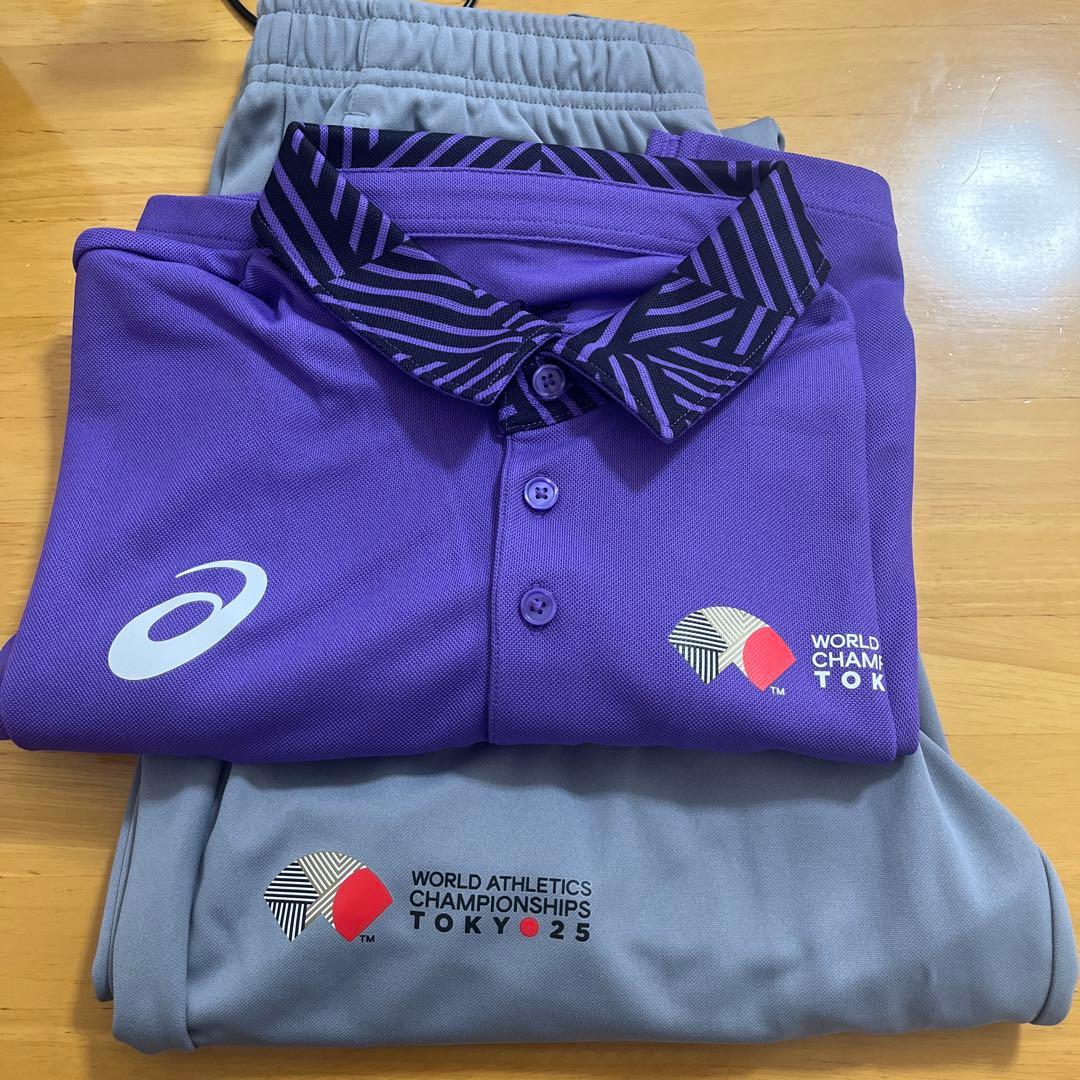 【未使用】世界陸上2025公式ウェア（上下セット）