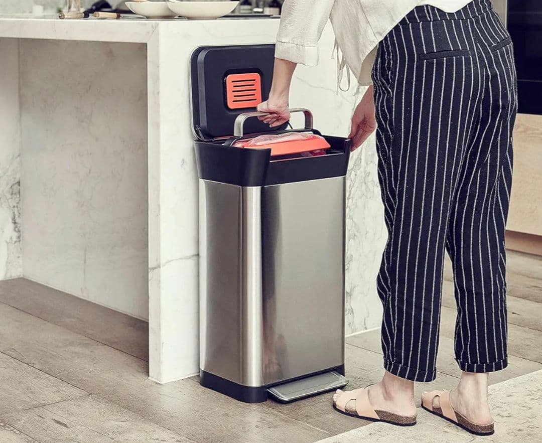 【12/16まで値下げ中】JosephJoseph 圧縮ゴミ箱 30L