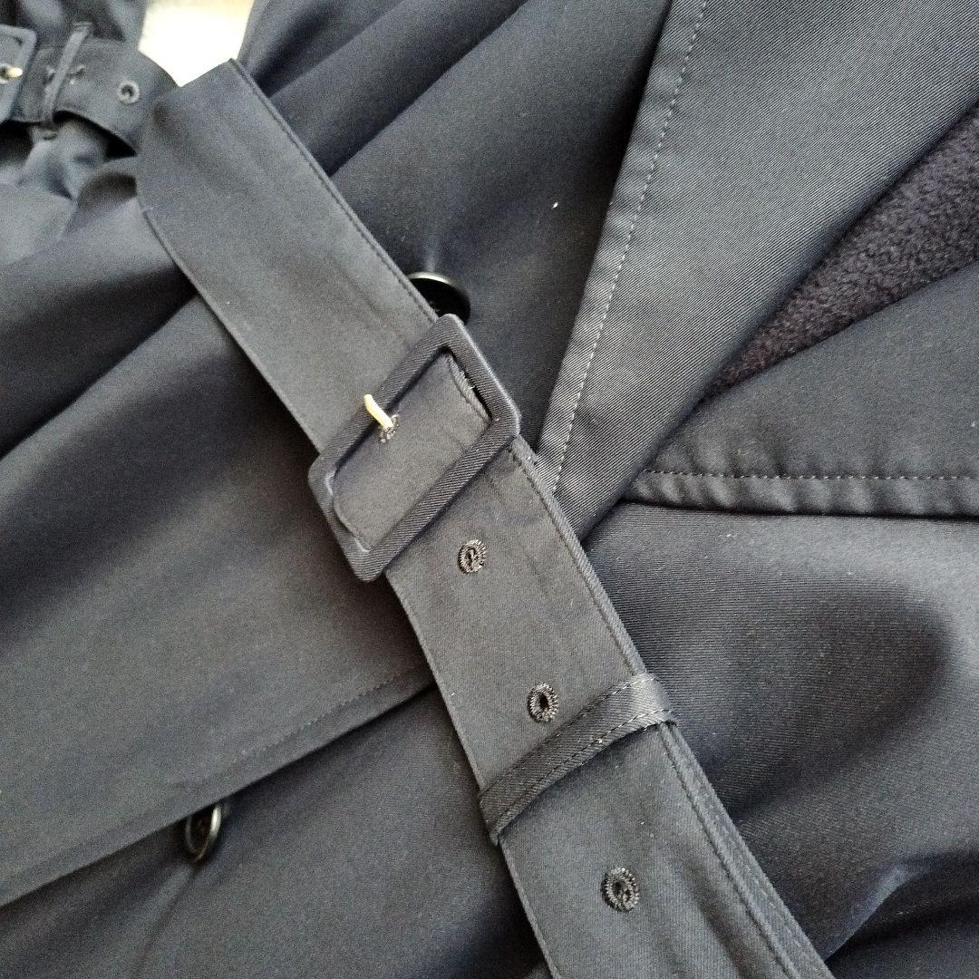 専用美品セルフォード ライナー付きAライントレンチコート ネイビー36紺