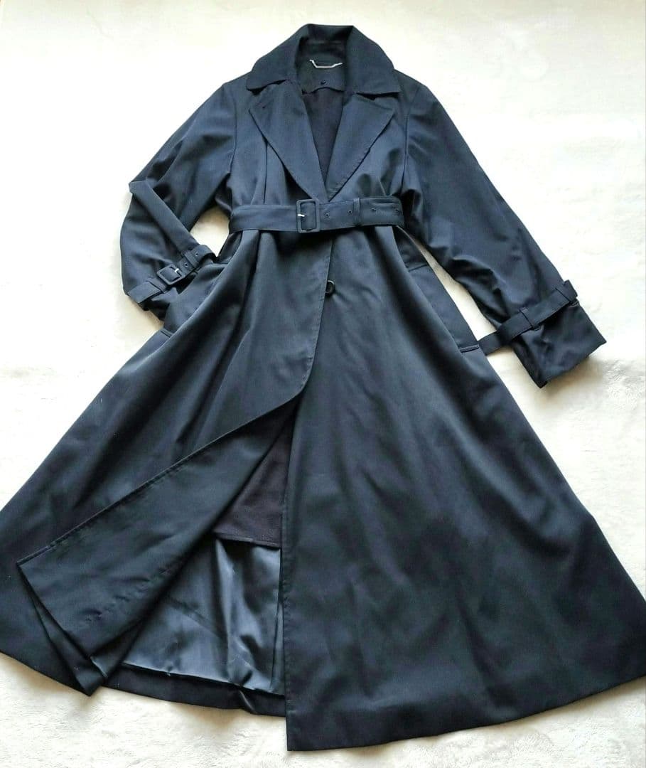 専用美品セルフォード ライナー付きAライントレンチコート ネイビー36紺