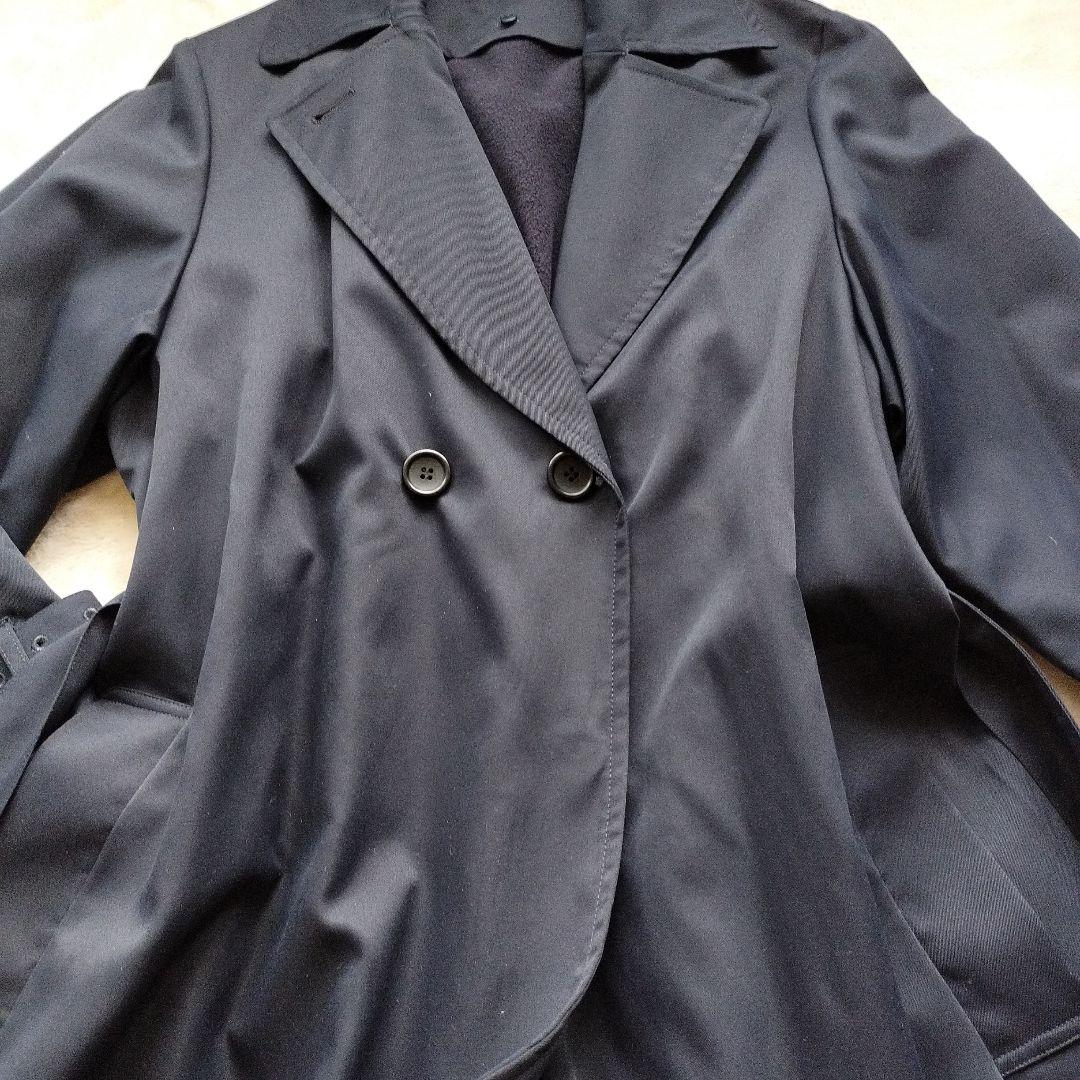 専用美品セルフォード ライナー付きAライントレンチコート ネイビー36紺