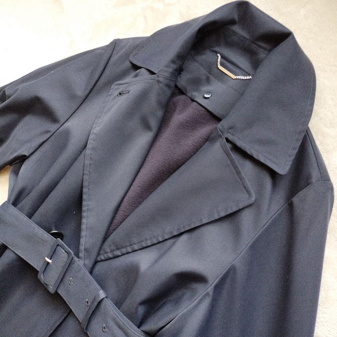 専用美品セルフォード ライナー付きAライントレンチコート ネイビー36紺