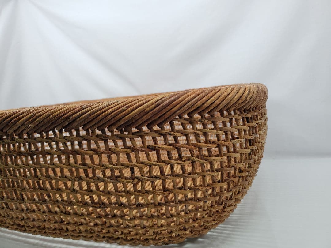 あけび　平籠　収納籠　脱衣籠　バスケット　国産