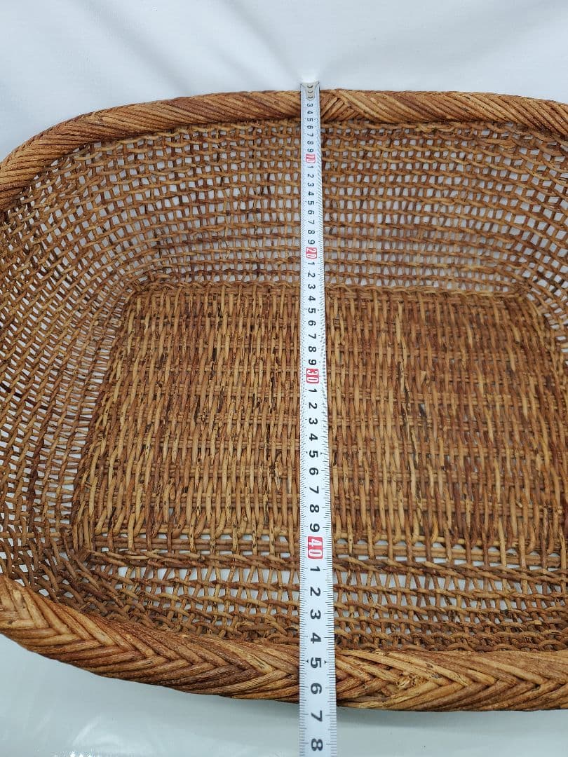 あけび　平籠　収納籠　脱衣籠　バスケット　国産