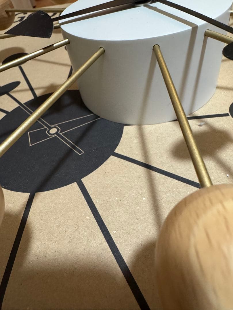 インテリア時計 e Nelson Vitra Ball Clock beech