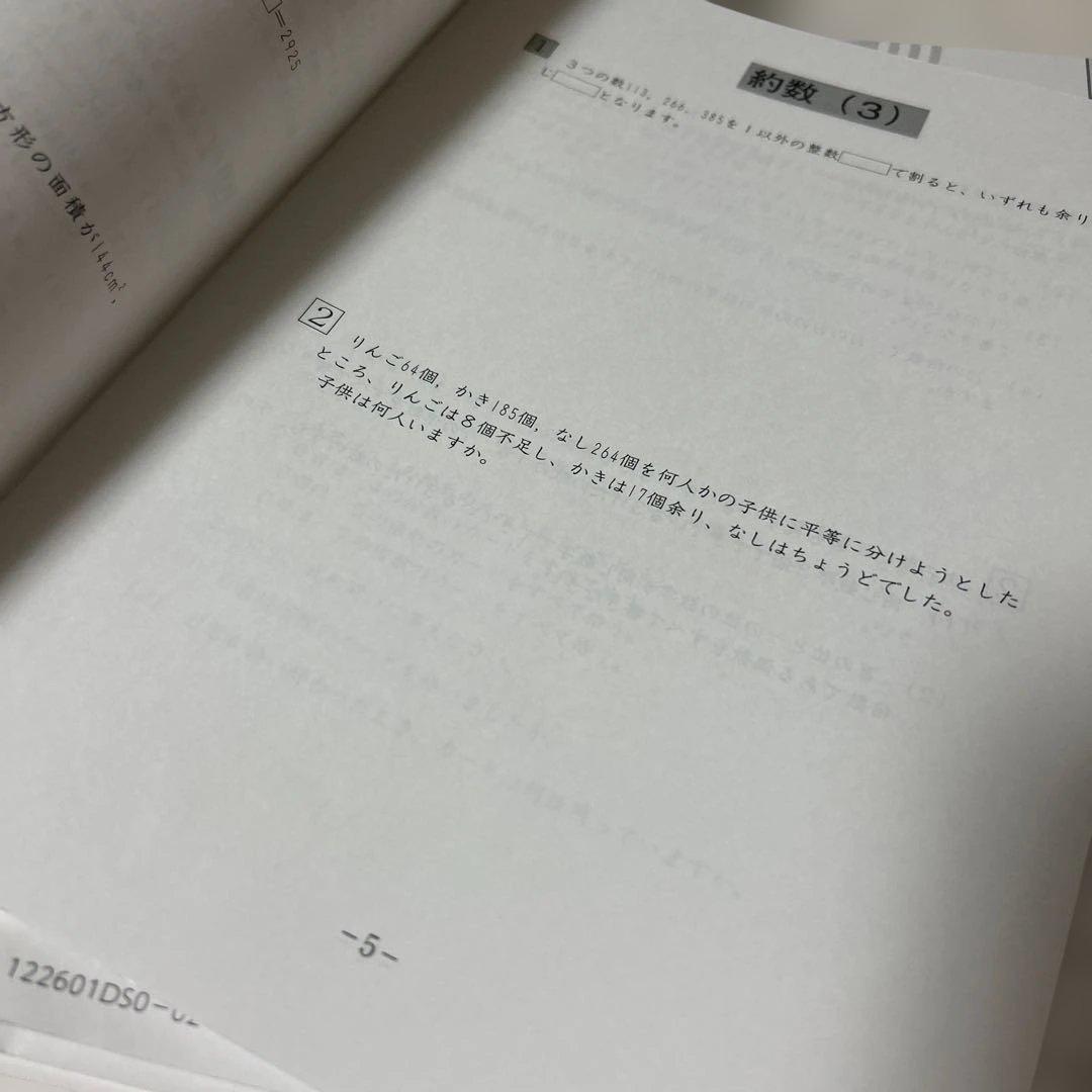 ㉒　SAPIX サピックス　sapix 6年　算数　ディリーサピックス　一年分❣️