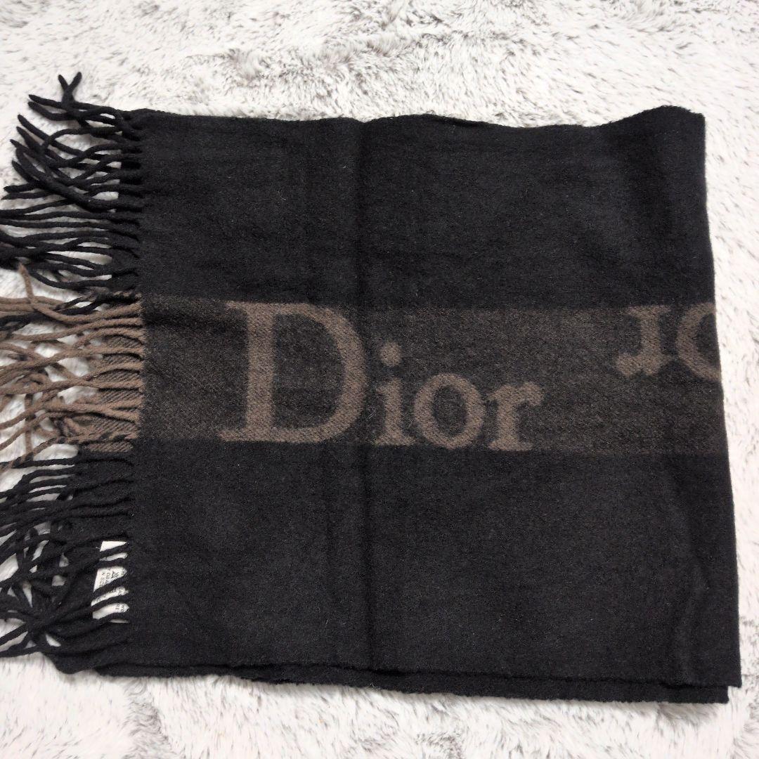 Christian Dior マフラー ブラック
