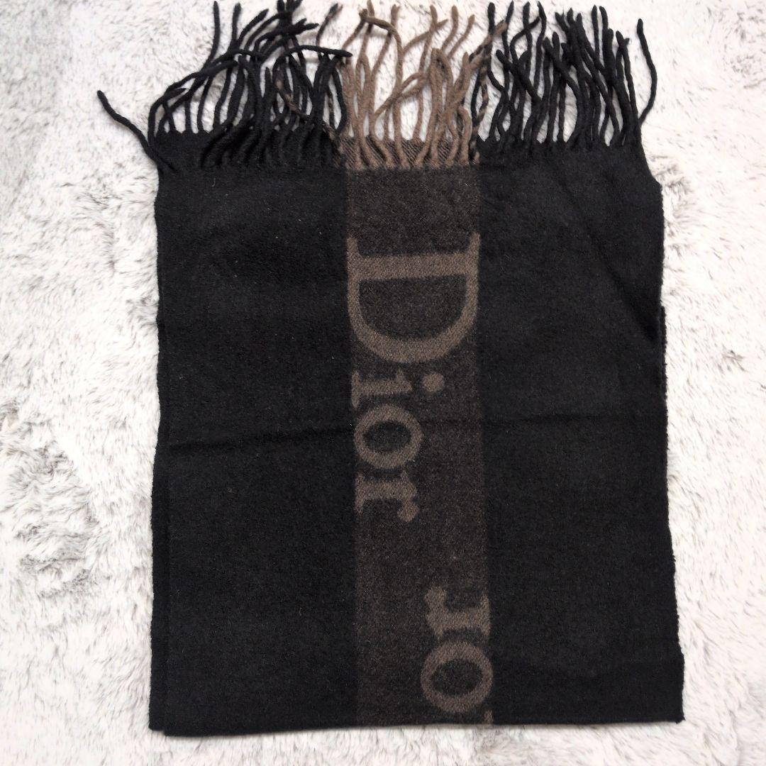 Christian Dior マフラー ブラック
