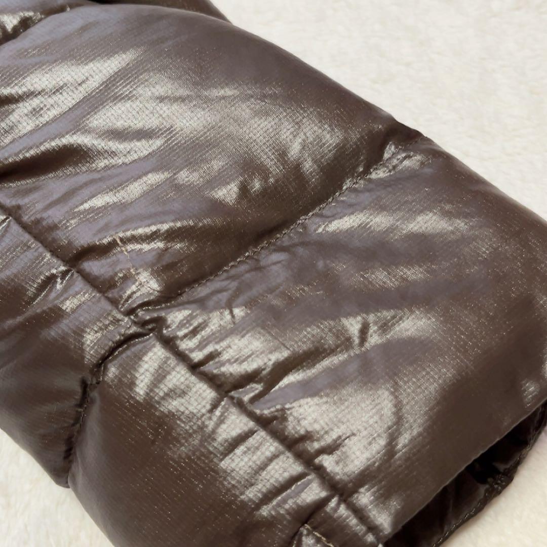 極美品　パーリーゲイツ 2way　ダウン　ジャケット　ベスト　軽量　ブラウン