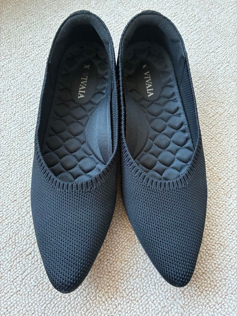 VIVAIA ブラック フラットシューズ 37