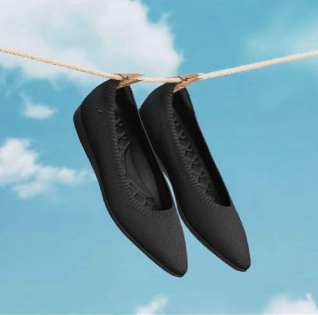 VIVAIA ブラック フラットシューズ 37