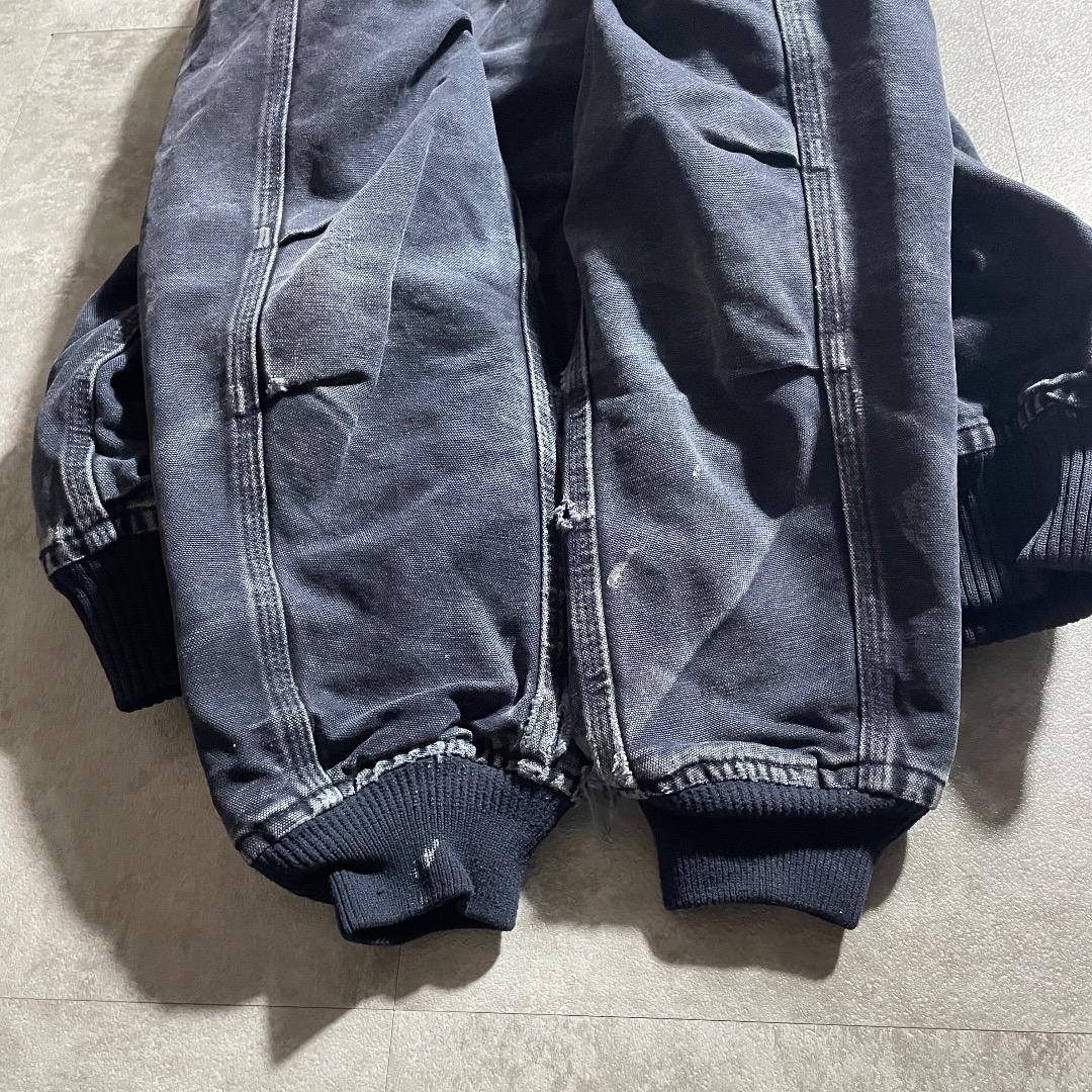 00s メキシコ製 ブラック カーハート デトロイトジャケット ダックXL