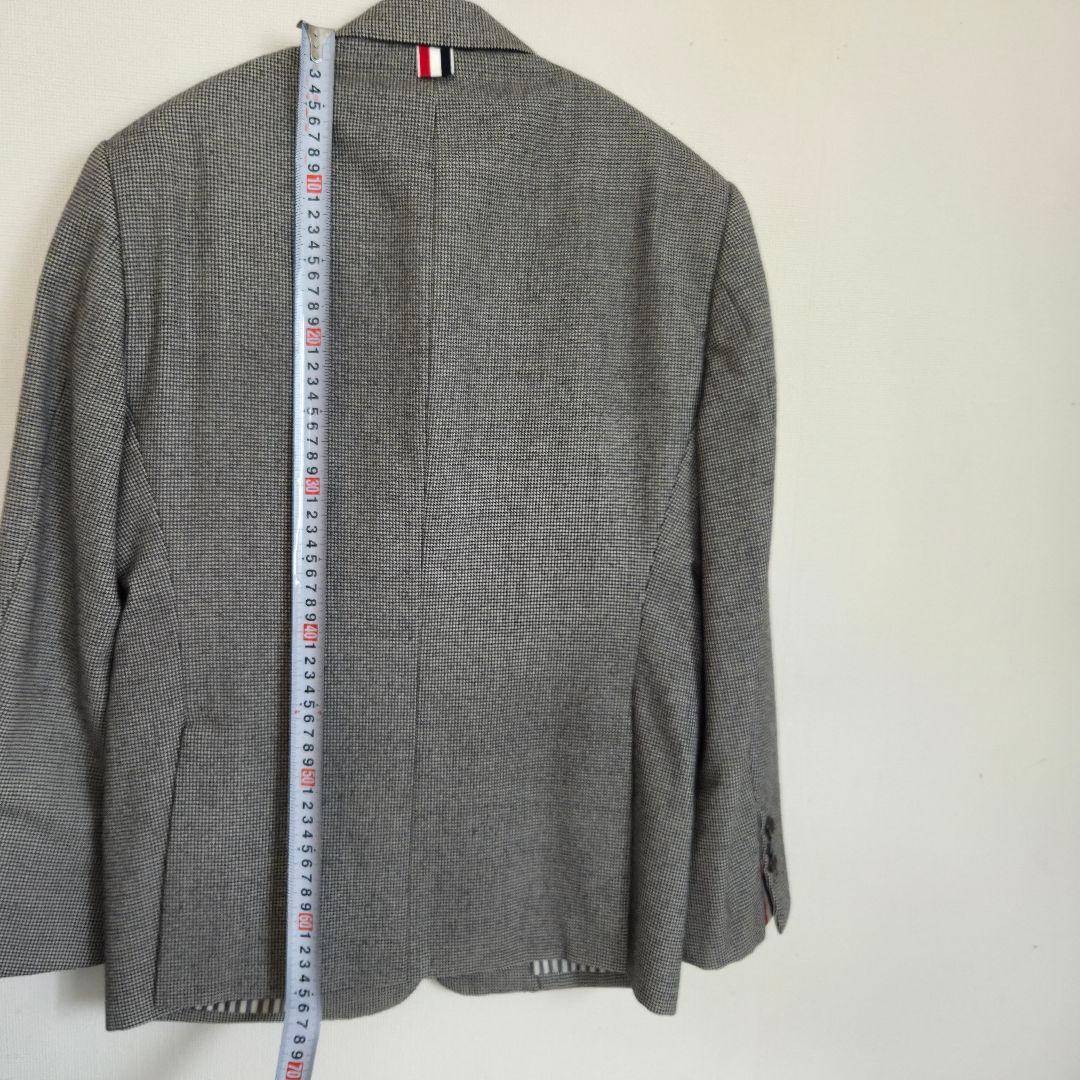 THOM BROWNE. グレー チェック柄 ジャケット