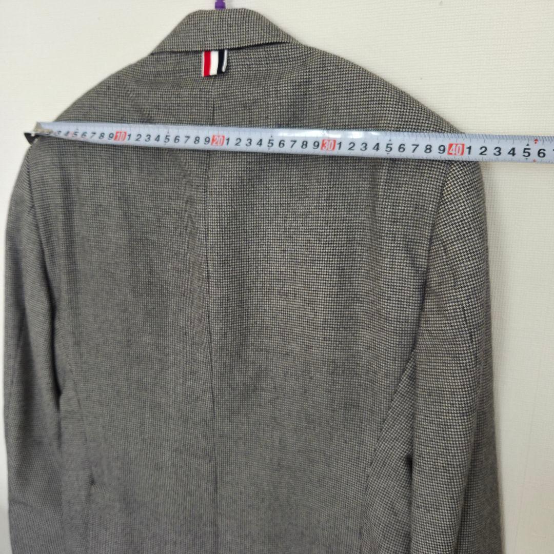 THOM BROWNE. グレー チェック柄 ジャケット