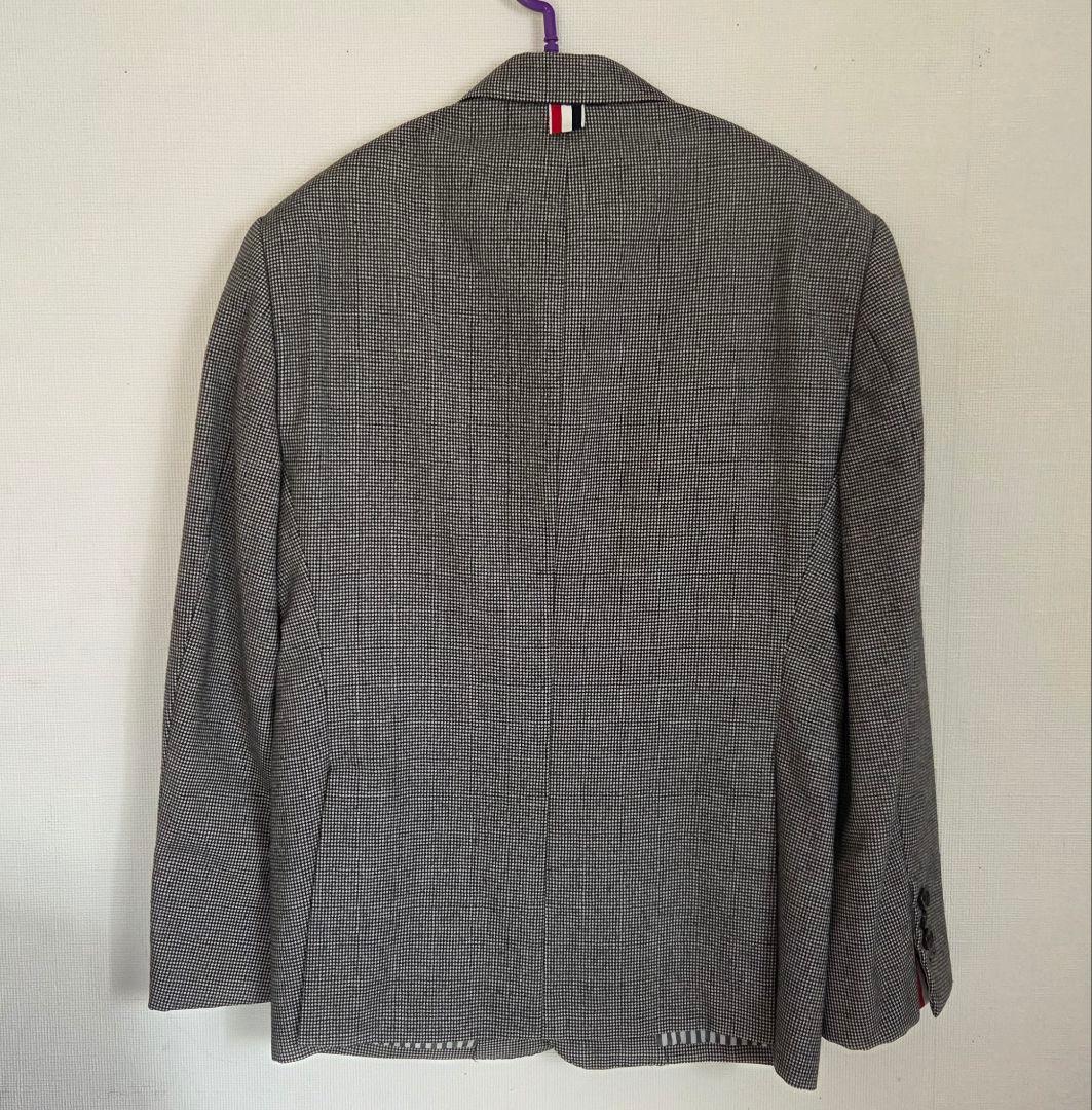 THOM BROWNE. グレー チェック柄 ジャケット