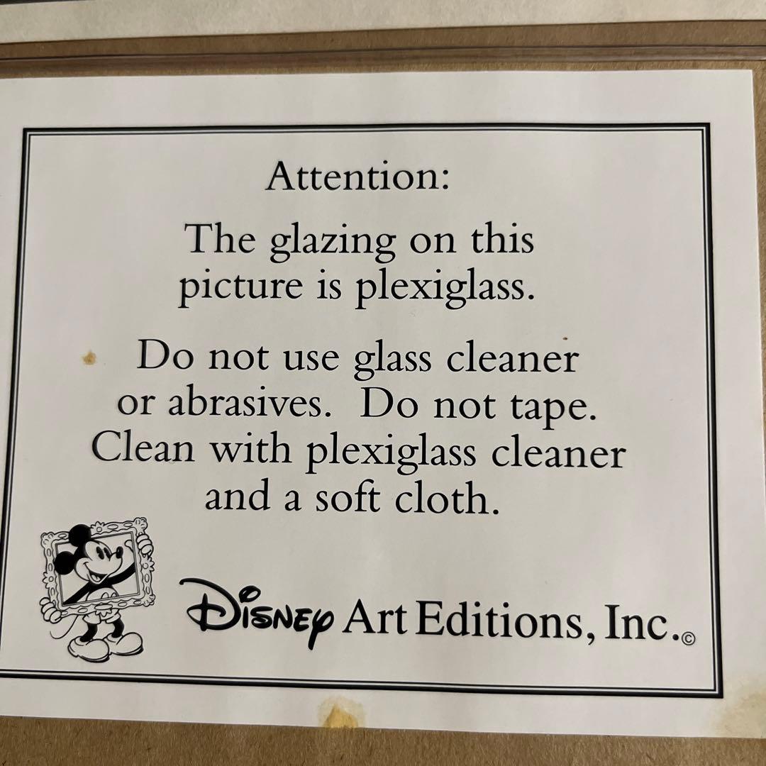 ウォルトディズニー　101匹わんちゃんセル画　額縁付き