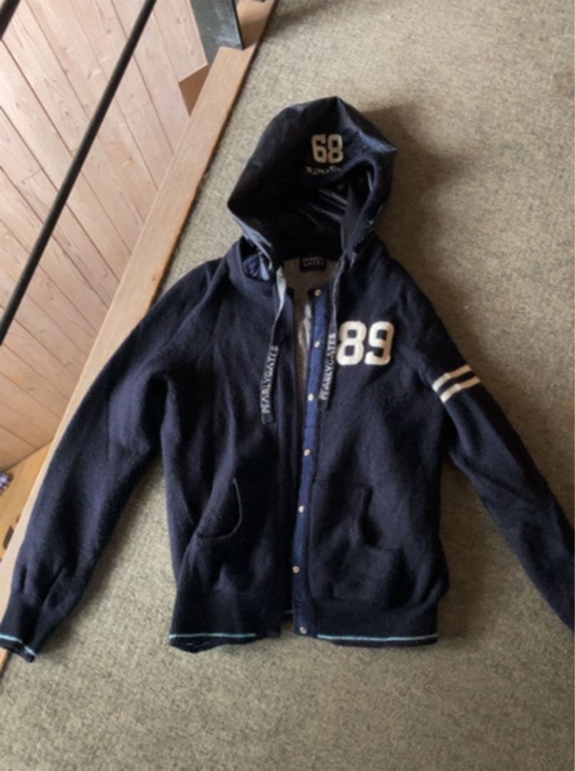 パーリーゲイツ パーカー 紺 サイズ1