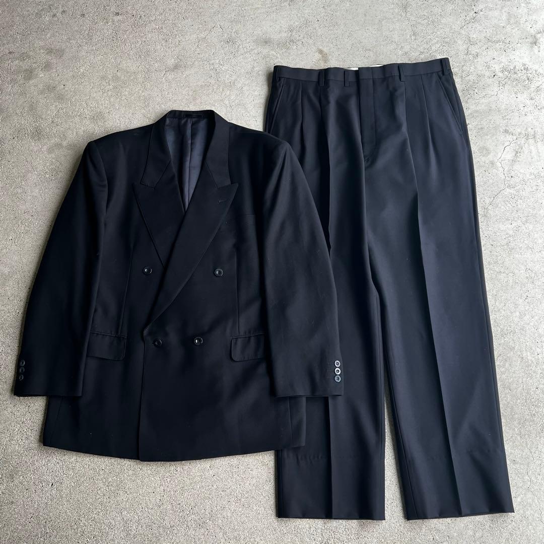 Zegna ゼニア イタリア製 ヴィンテージ ダブル セットアップ 成人式