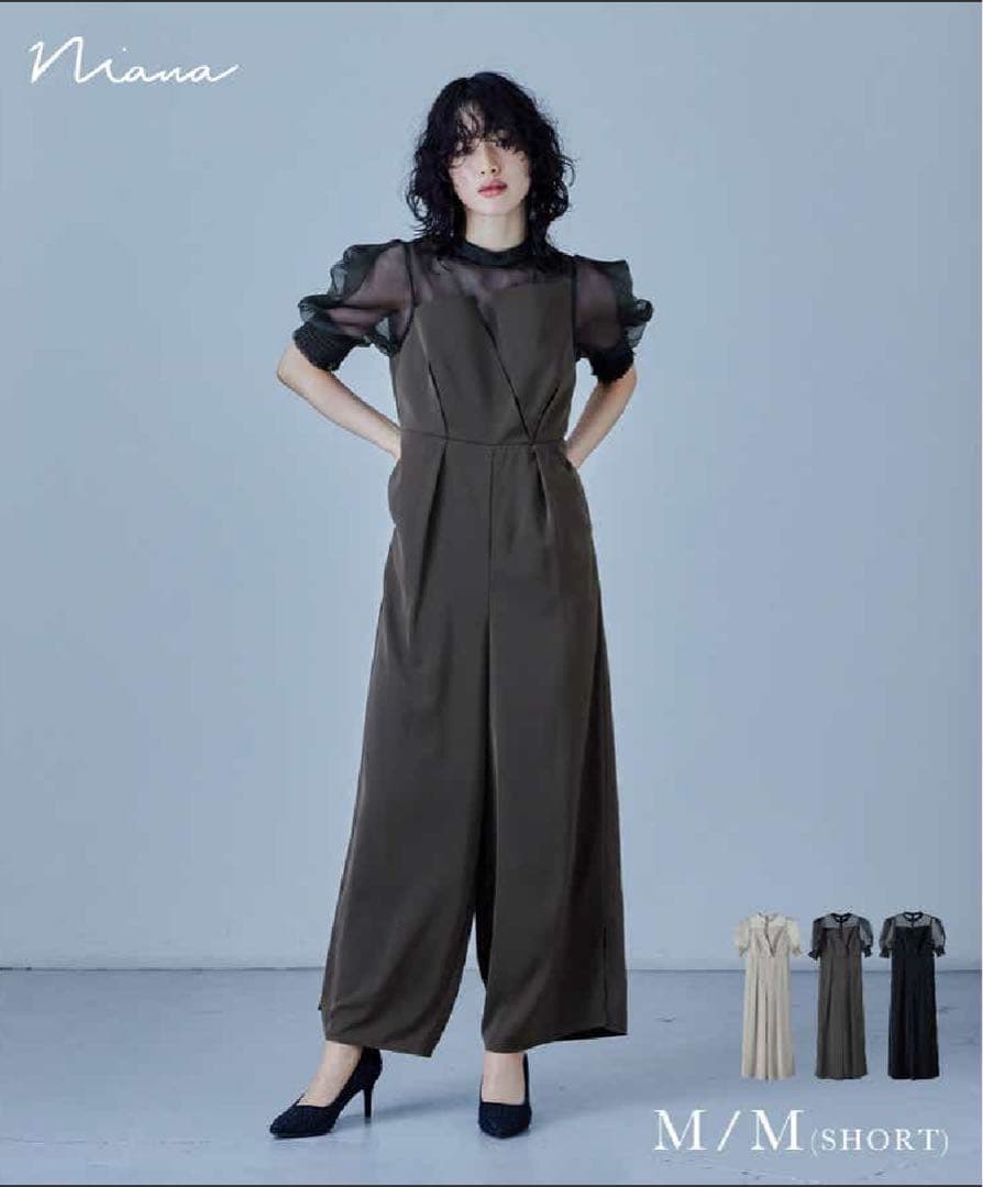 niana 二アナイレギュラーカッターコンビネゾンMサイズ