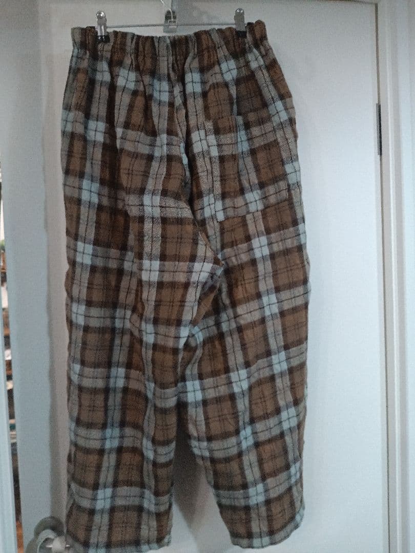 ナチュラルランドリー★チェックパンツ　訳あり！