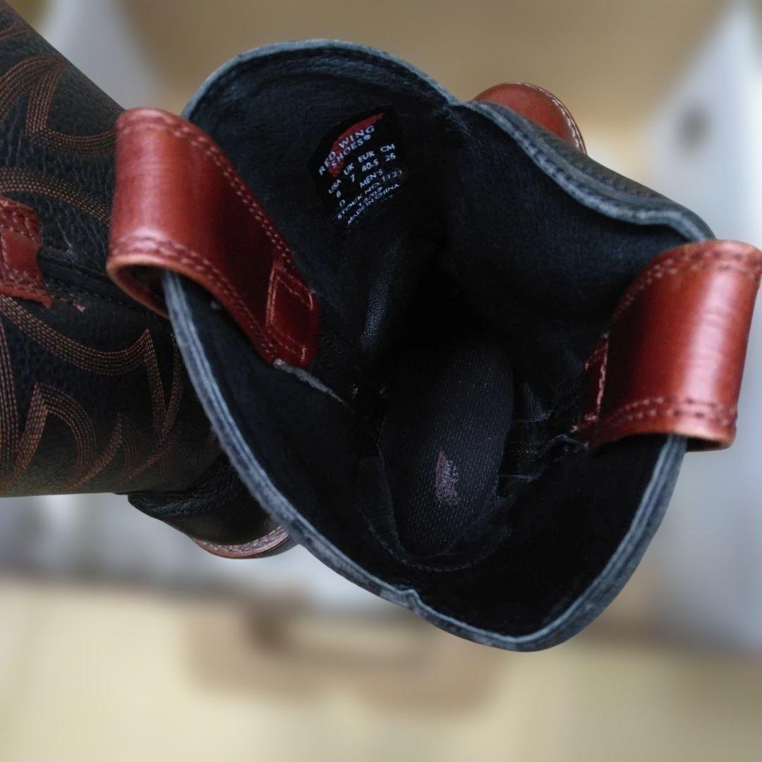 チ*ズ様 箱付　レッドウィング 1121 ペコスブーツ 8D 26cm　ウエスタ