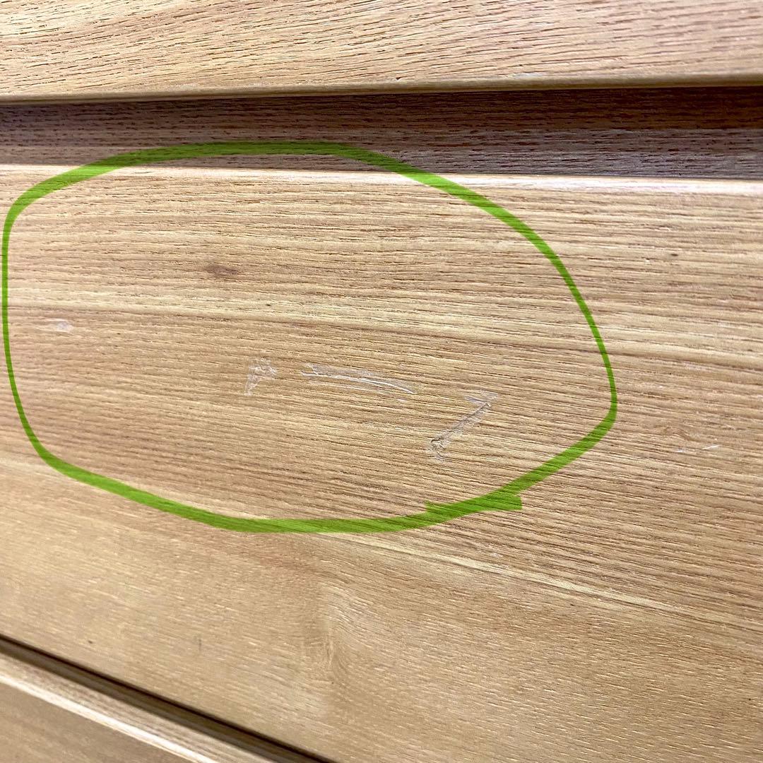 MUJI 無印良品 チェスト 引き出し 収納 6段 タモ材突板