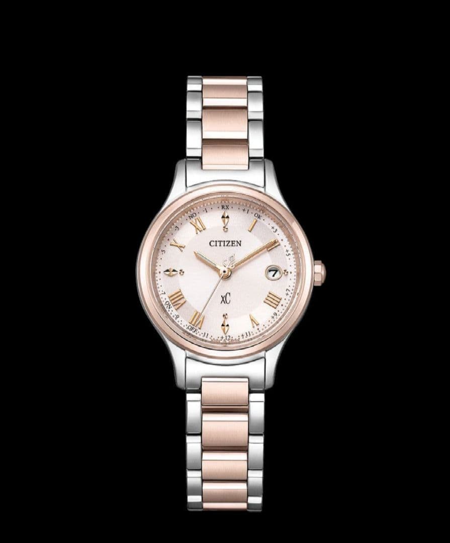 【美品】シチズン□クロスシー□さくらピンク□ES9496-64W