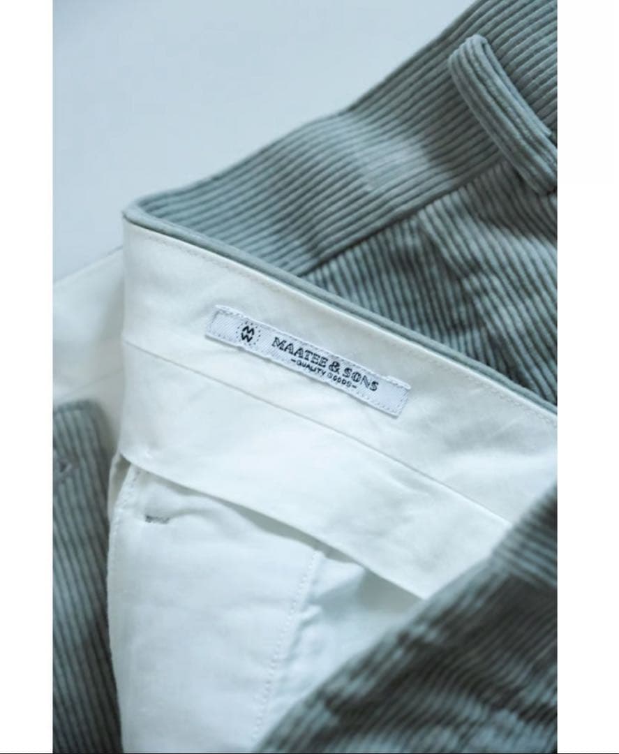 MAATEE&SONS CHINO CHIC1 WAKAKUSA ２