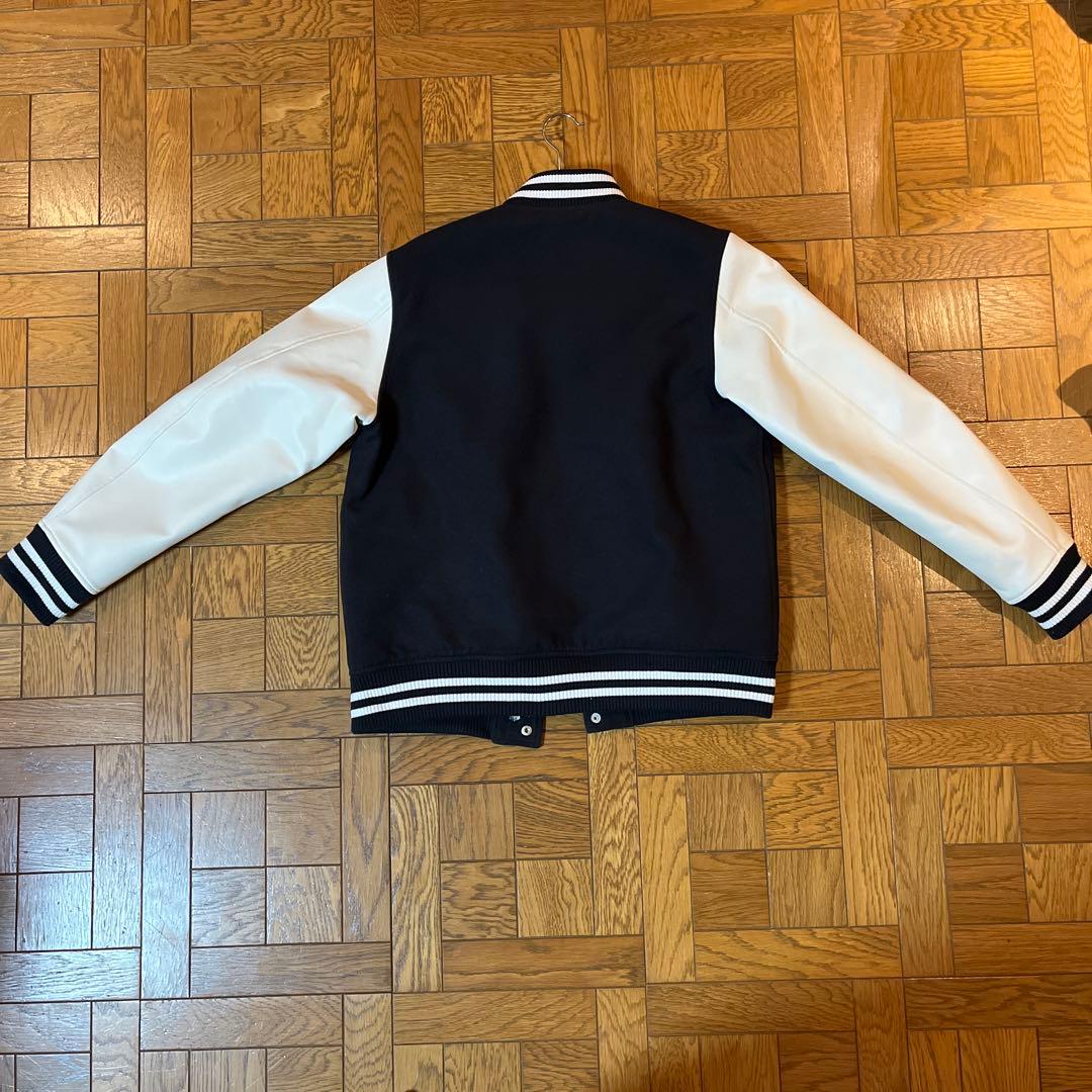 BEAMS HERTE スタジャン　Sサイズ/ブラック/ホワイト