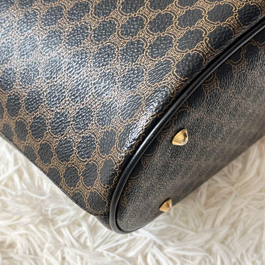 美品✨CELINEセリーヌ　トートバッグ　マカダム　トリオンフ　ハンドバッグ