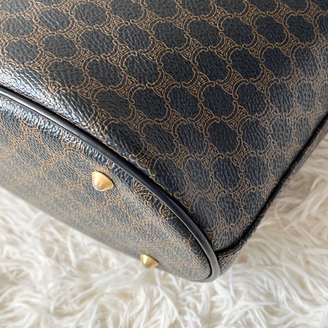 美品✨CELINEセリーヌ　トートバッグ　マカダム　トリオンフ　ハンドバッグ