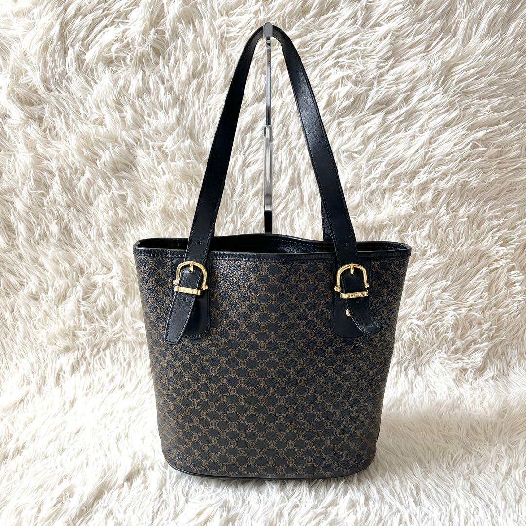 美品✨CELINEセリーヌ　トートバッグ　マカダム　トリオンフ　ハンドバッグ
