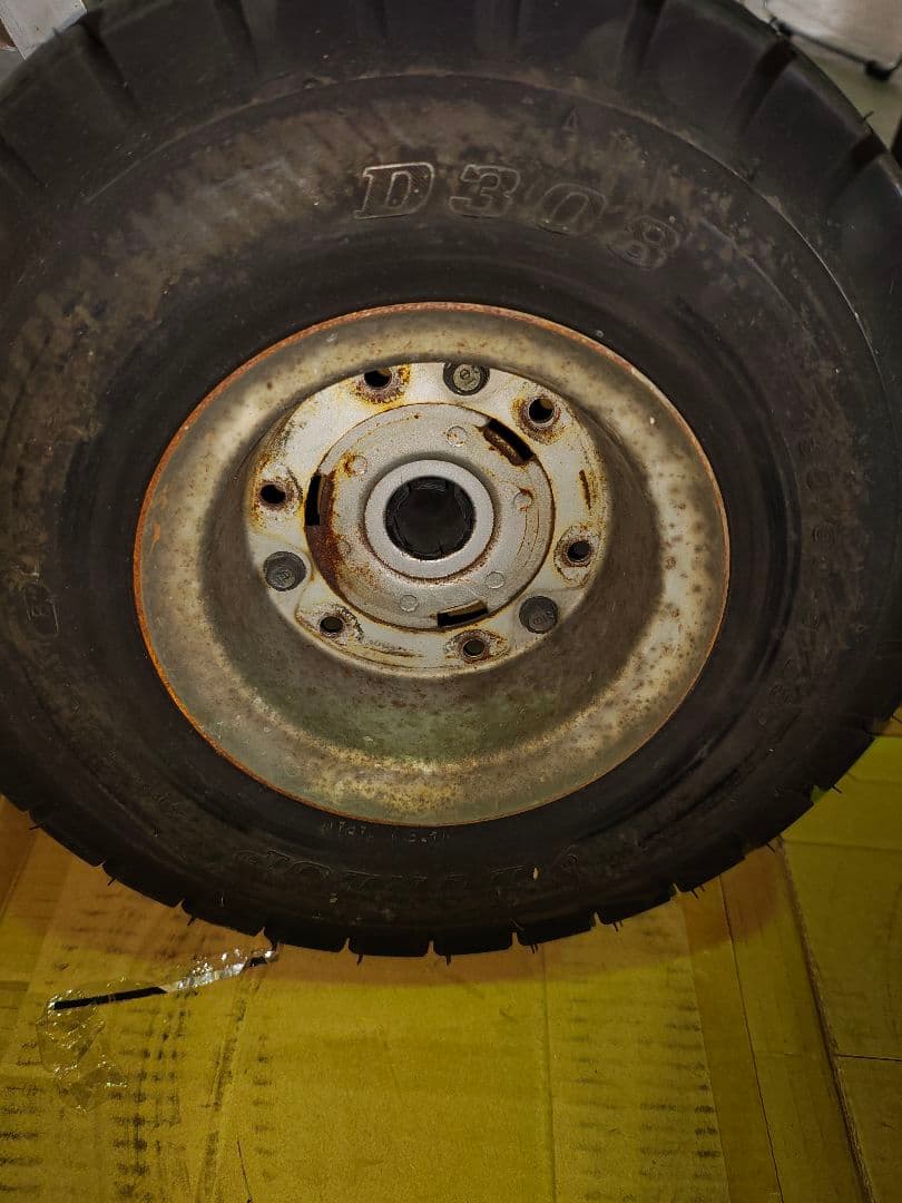 ジャイロX　キャノピー　ジャイロアップ　純正リアホイール、タイヤ2本セット