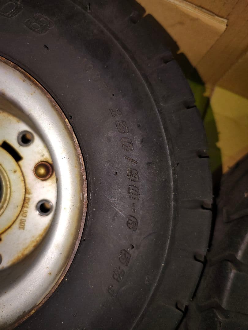 ジャイロX　キャノピー　ジャイロアップ　純正リアホイール、タイヤ2本セット