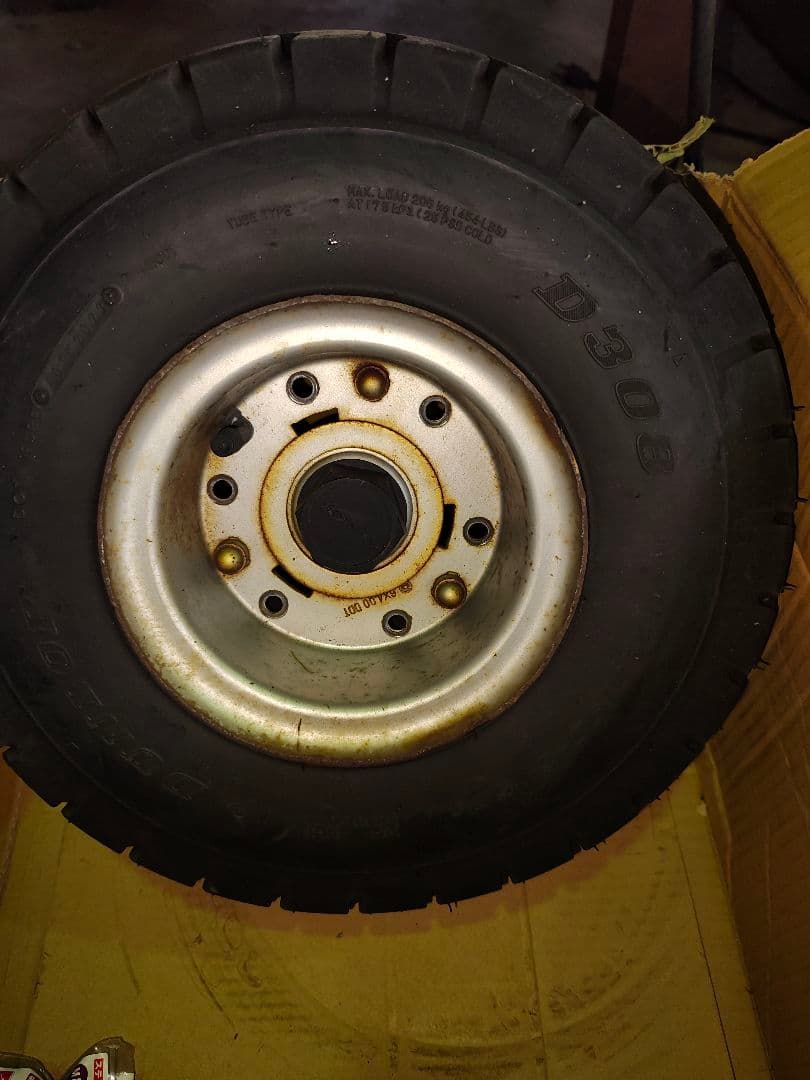 ジャイロX　キャノピー　ジャイロアップ　純正リアホイール、タイヤ2本セット