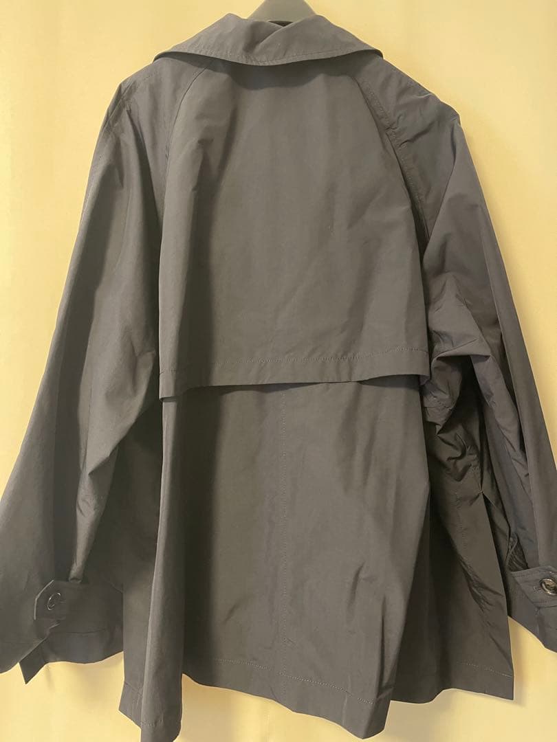 IENA Peポプリンオーバーショートコート ネイビー 36サイズ