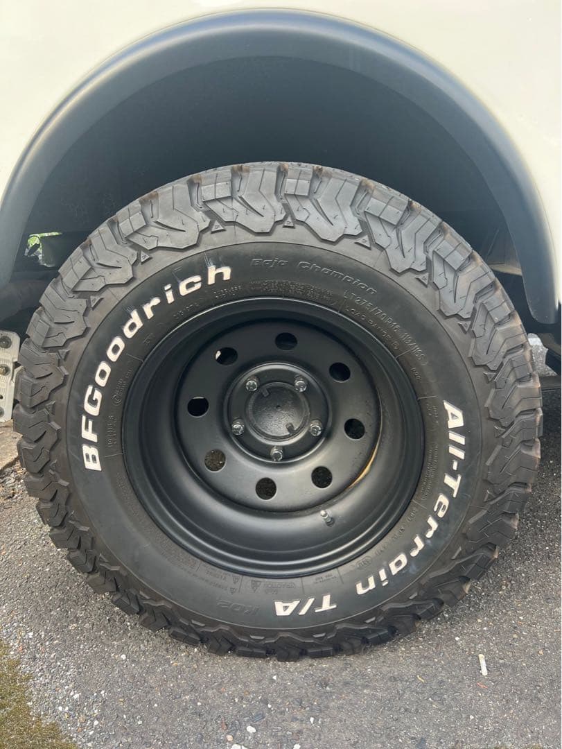 三菱 ジープ ジムニー バリ山 16インチ ホイール 深リム BFグッドリッチ